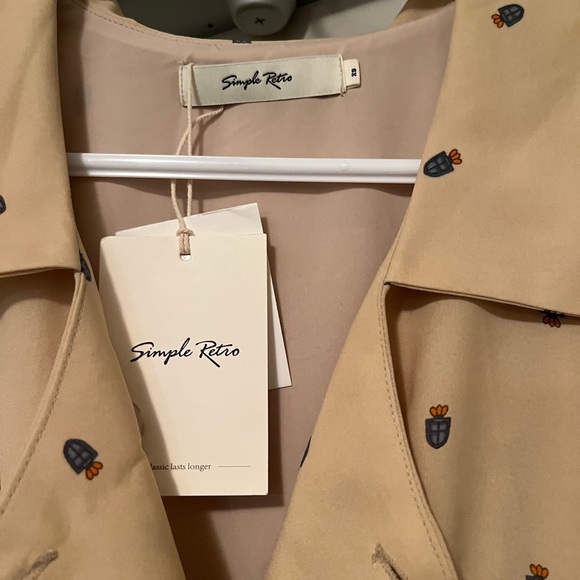 New with tags XS simple retro dress - Picture 4 of 7